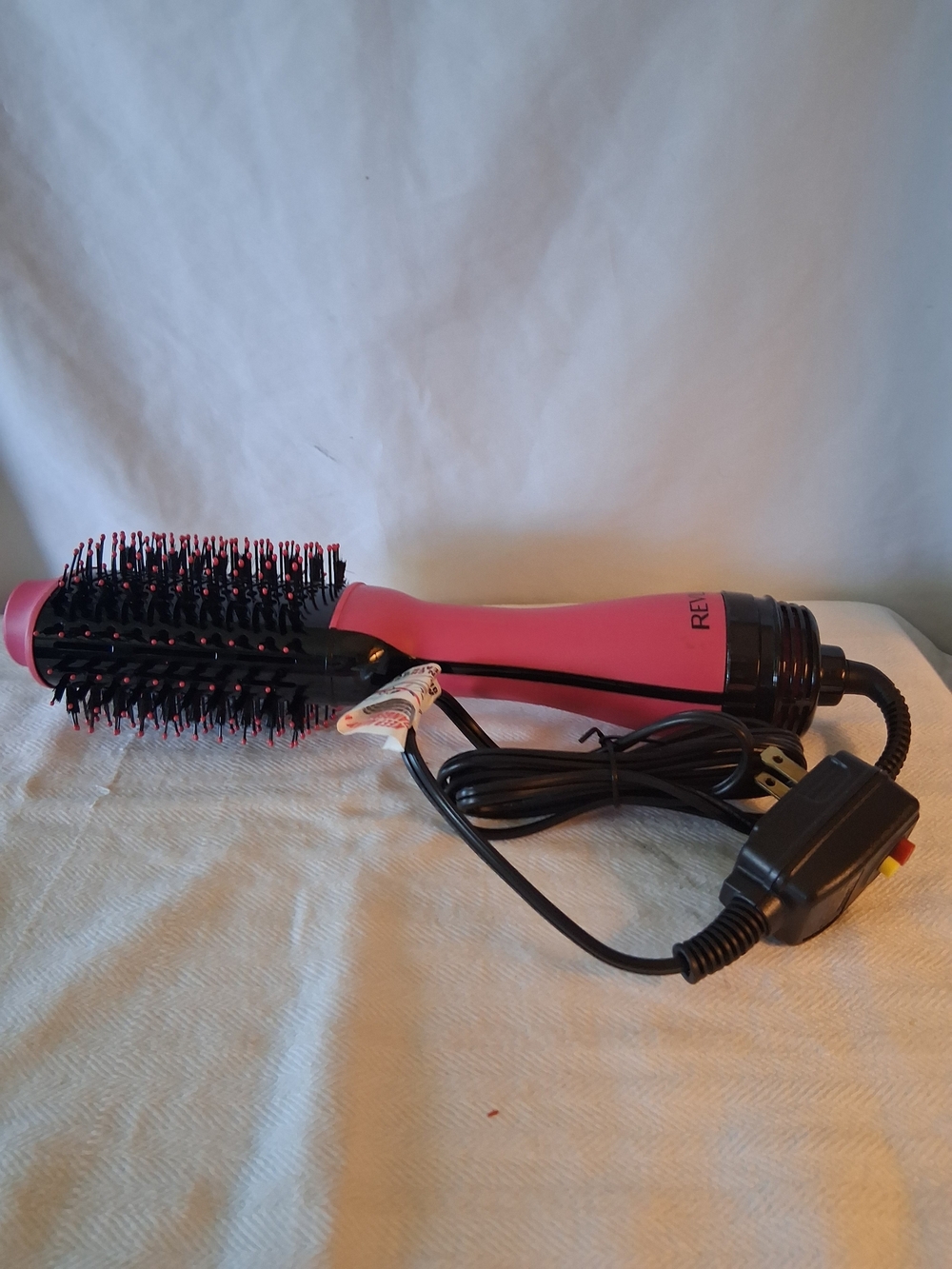 Revlon Pink and Black Rotating Hot Air Brush Styler